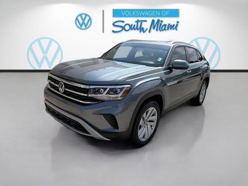 Gray 2023 Volkswagen Atlas Cross Sport 3.6L V6 SE w/Technology