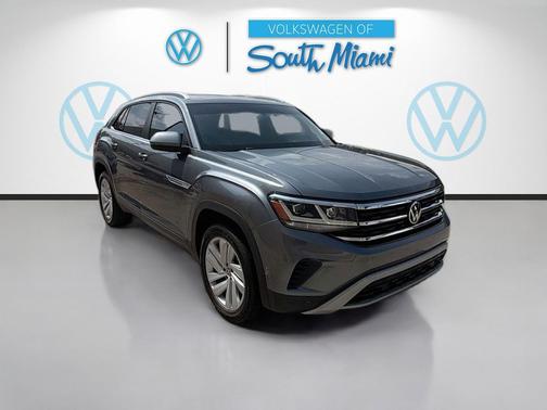 Gray 2023 Volkswagen Atlas Cross Sport 3.6L V6 SE w/Technology