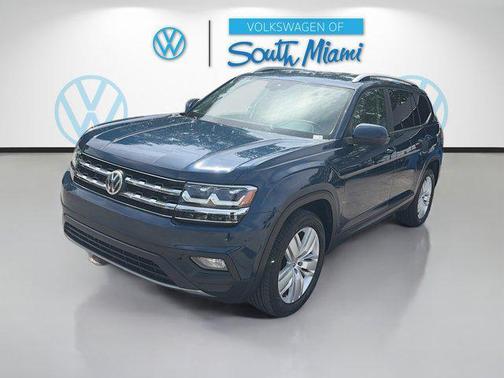 Blue 2019 Volkswagen Atlas 3.6L SE w/Technology
