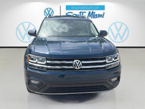 Blue 2019 Volkswagen Atlas 3.6L SE w/Technology
