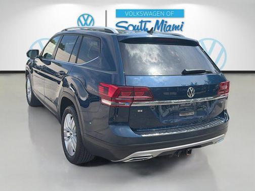 Blue 2019 Volkswagen Atlas 3.6L SE w/Technology
