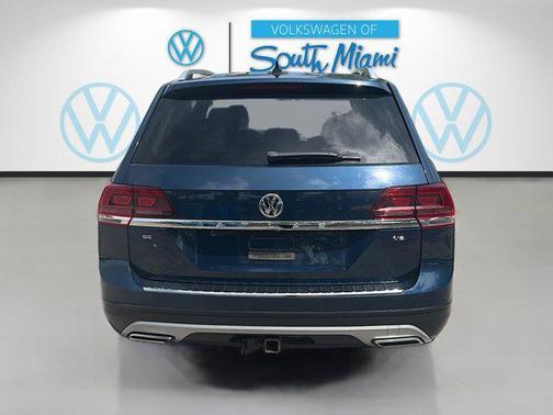 Blue 2019 Volkswagen Atlas 3.6L SE w/Technology