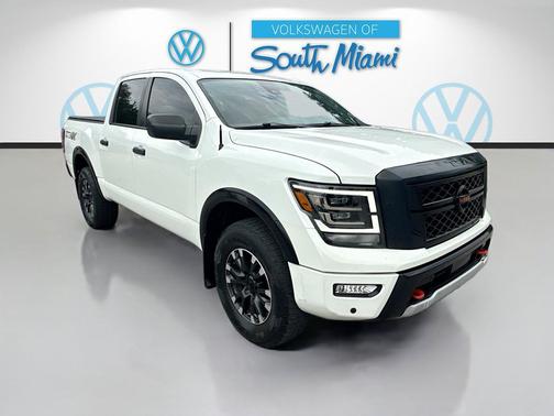 Glacier White 2021 Nissan Titan PRO-4X