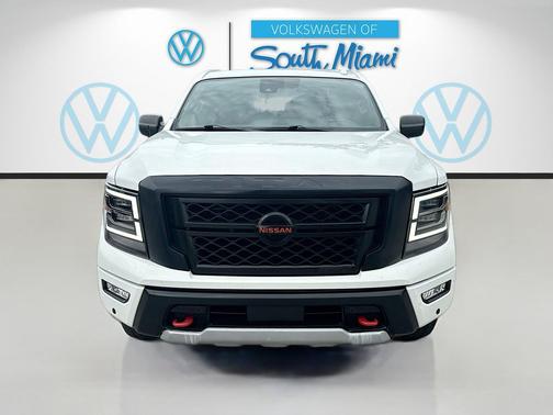 Glacier White 2021 Nissan Titan PRO-4X