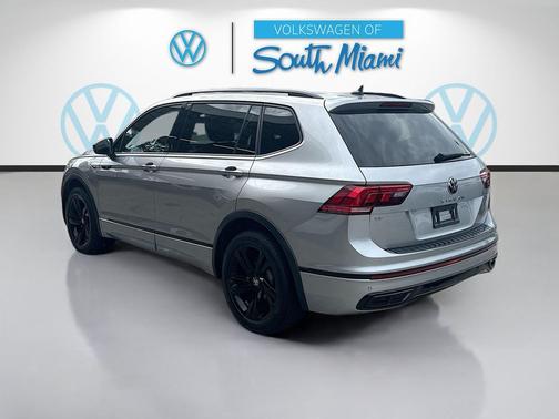 Silver Metallic 2023 Volkswagen Tiguan 2.0T SE R-Line Black