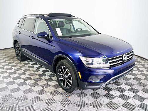 Atlantic Blue Metallic 2021 Volkswagen Tiguan 2.0T SE