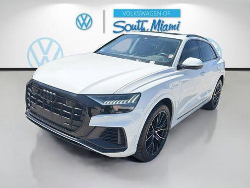 Carrara White 2023 Audi Q8 55 Premium Plus