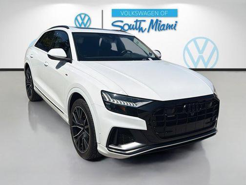 Carrara White 2023 Audi Q8 55 Premium Plus