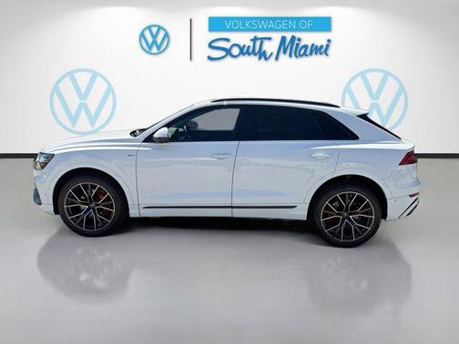 Carrara White 2023 Audi Q8 55 Premium Plus