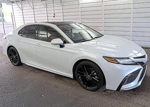 White 2022 Toyota Camry XSE