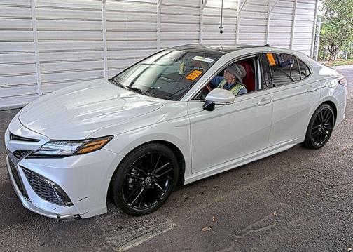 White 2022 Toyota Camry XSE