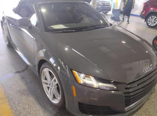 Monsoon Gray Metallic/Black Roof 2017 Audi TT 2.0T