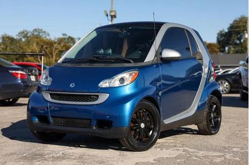 Blue Metallic 2009 smart ForTwo pure