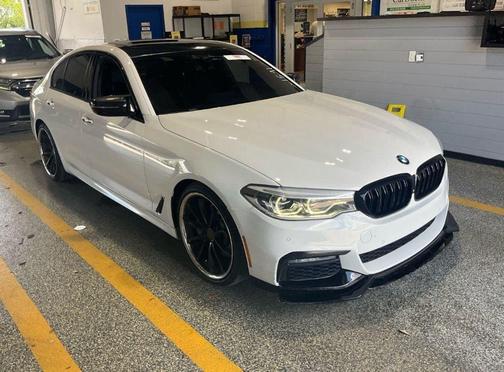 Alpine White 2017 BMW 540 xDrive