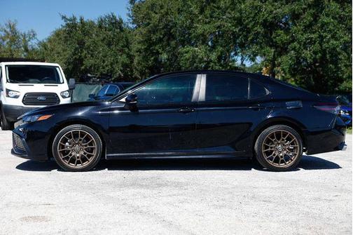Midnight Black Metallic 2023 Toyota Camry SE