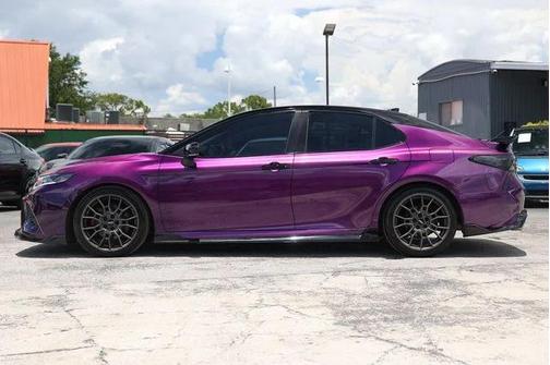 Purple 2021 Toyota Camry TRD