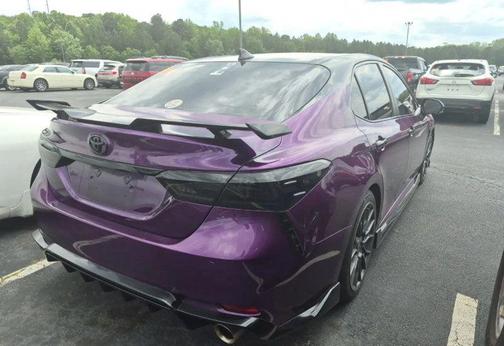 Purple 2021 Toyota Camry TRD