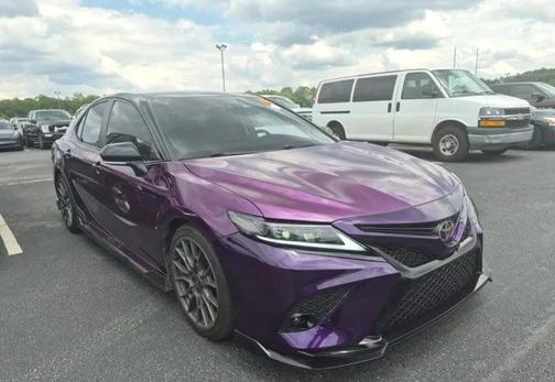 Purple 2021 Toyota Camry TRD