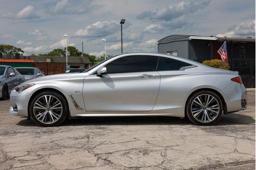 Liquid Platinum 2017 INFINITI Q60 2.0t Premium