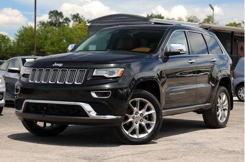 Brilliant Black Crystal Pearlcoat 2015 Jeep Grand Cherokee Summit