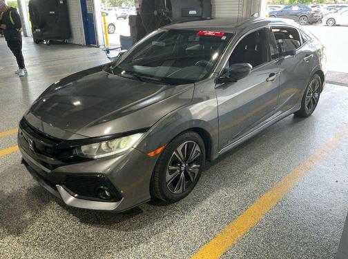Polished Metal Metallic 2017 Honda Civic EX