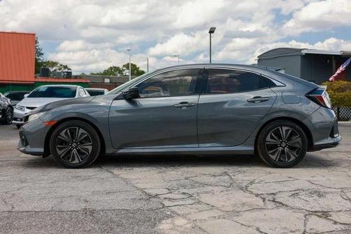 Polished Metal Metallic 2017 Honda Civic EX