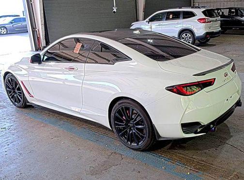 Pure White 2018 INFINITI Q60 3.0t Sport
