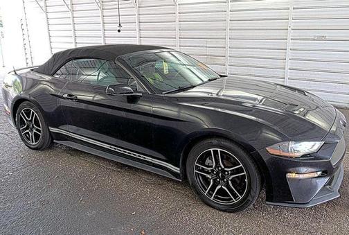 Shadow Black 2018 Ford Mustang EcoBoost Premium