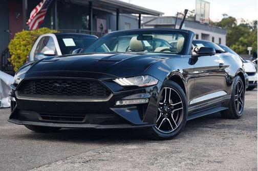 Shadow Black 2018 Ford Mustang EcoBoost Premium