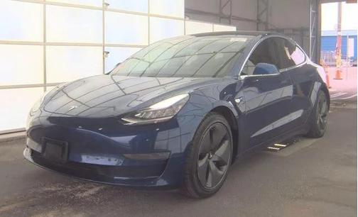 Deep Blue Metallic 2020 Tesla Model 3 Standard Range Plus