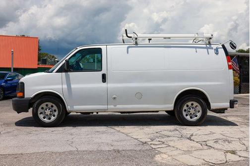 White 2011 Chevrolet Express 1500 Work Van