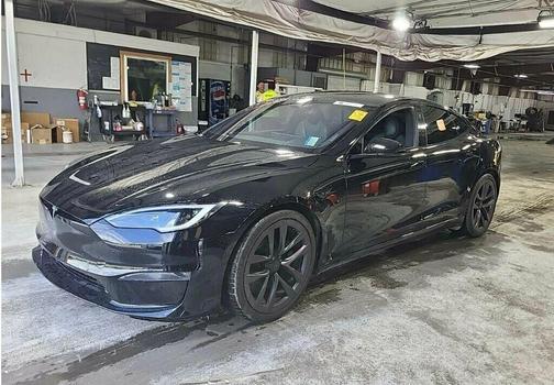 Solid Black 2022 Tesla Model S Plaid