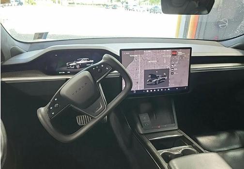 Solid Black 2022 Tesla Model S Plaid