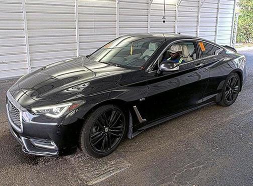 Black Obsidian 2017 INFINITI Q60 3.0T Premium