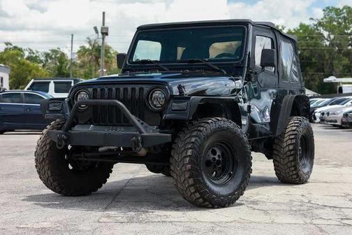 Black 1999 Jeep Wrangler Sport