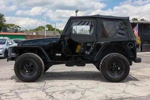 Black 1999 Jeep Wrangler Sport