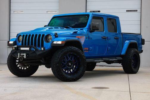 Hydro Blue Pearlcoat 2021 Jeep Gladiator 80th Anniversary 4x4