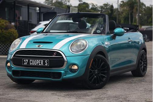 Caribbean Aqua Metallic 2017 MINI Convertible Cooper S