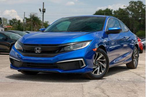 Aegean Blue Metallic 2020 Honda Civic LX