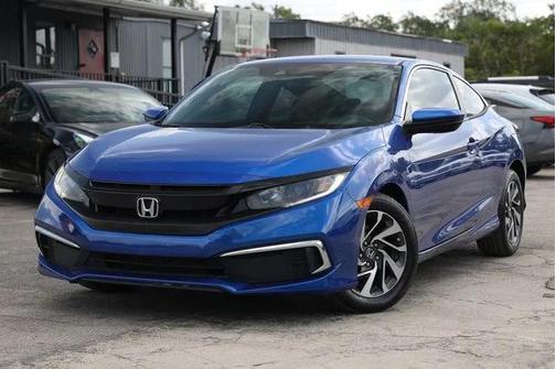 Aegean Blue Metallic 2020 Honda Civic LX