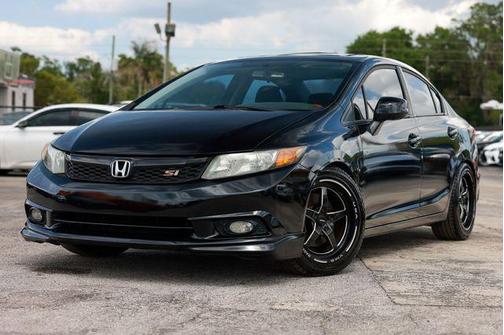 Crystal Black Pearl 2012 Honda Civic Si