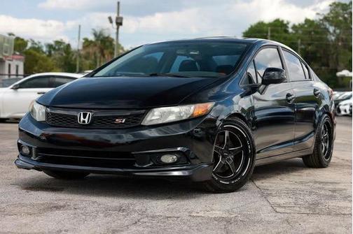 Crystal Black Pearl 2012 Honda Civic Si