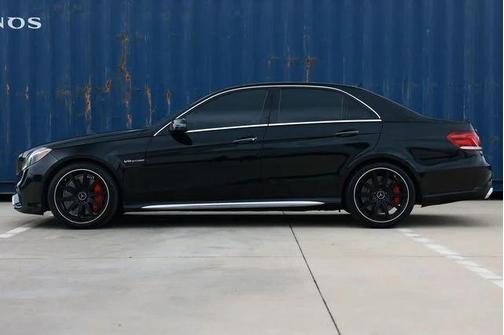 Black 2016 Mercedes-Benz E-Class S 4MATIC