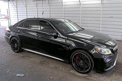 Black 2016 Mercedes-Benz E-Class S 4MATIC