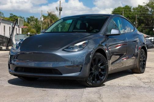 Solid Black 2023 Tesla Model Y Long Range Dual Motor All-Wheel Drive