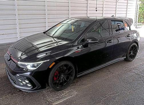 Deep Black Pearl 2022 Volkswagen Golf GTI 2.0T SE DSG