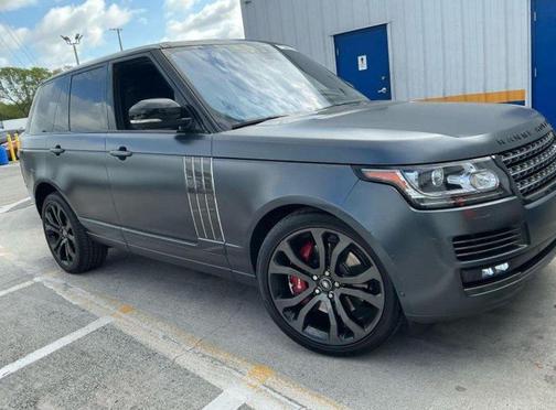 Santorini Black 2017 Land Rover Range Rover 5.0L Supercharged SV Autobiography