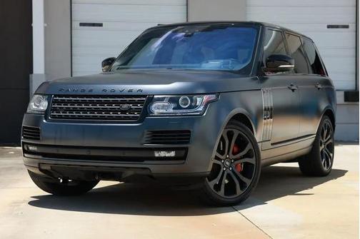 Santorini Black 2017 Land Rover Range Rover 5.0L Supercharged SV Autobiography