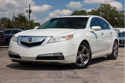 White Diamond Pearl 2010 Acura TL 3.5