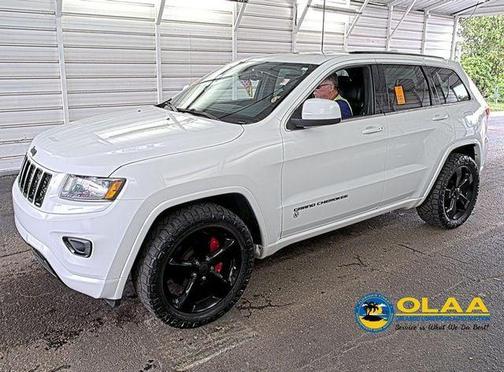 Bright White Clearcoat 2015 Jeep Grand Cherokee Altitude
